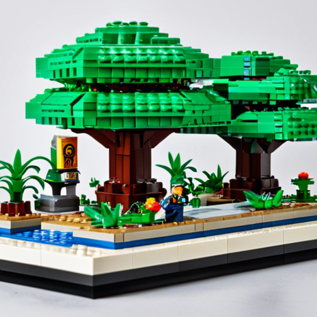 레고 창작가 커뮤니티 탐방 - Bridging Physical & Digital: LEGO's Evolving Play**
A split-composition image that seamlessly blend...
