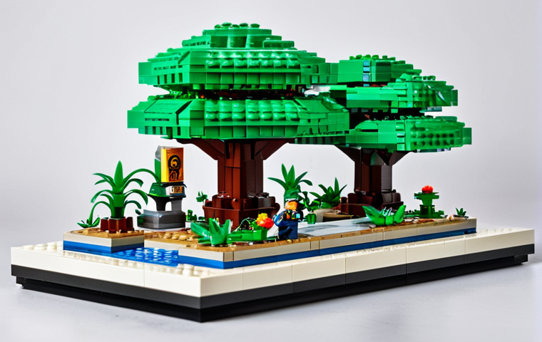 레고 창작가 커뮤니티 탐방 - Bridging Physical & Digital: LEGO's Evolving Play**

A split-composition image that seamlessly blend...