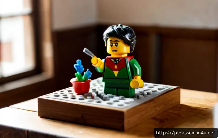 Home 30 레고 피규어 맞춤 제작 샵 - Photorealistic custom building-brick minifigure workshop in São Paulo, Brazil, a skilled artisan car...
